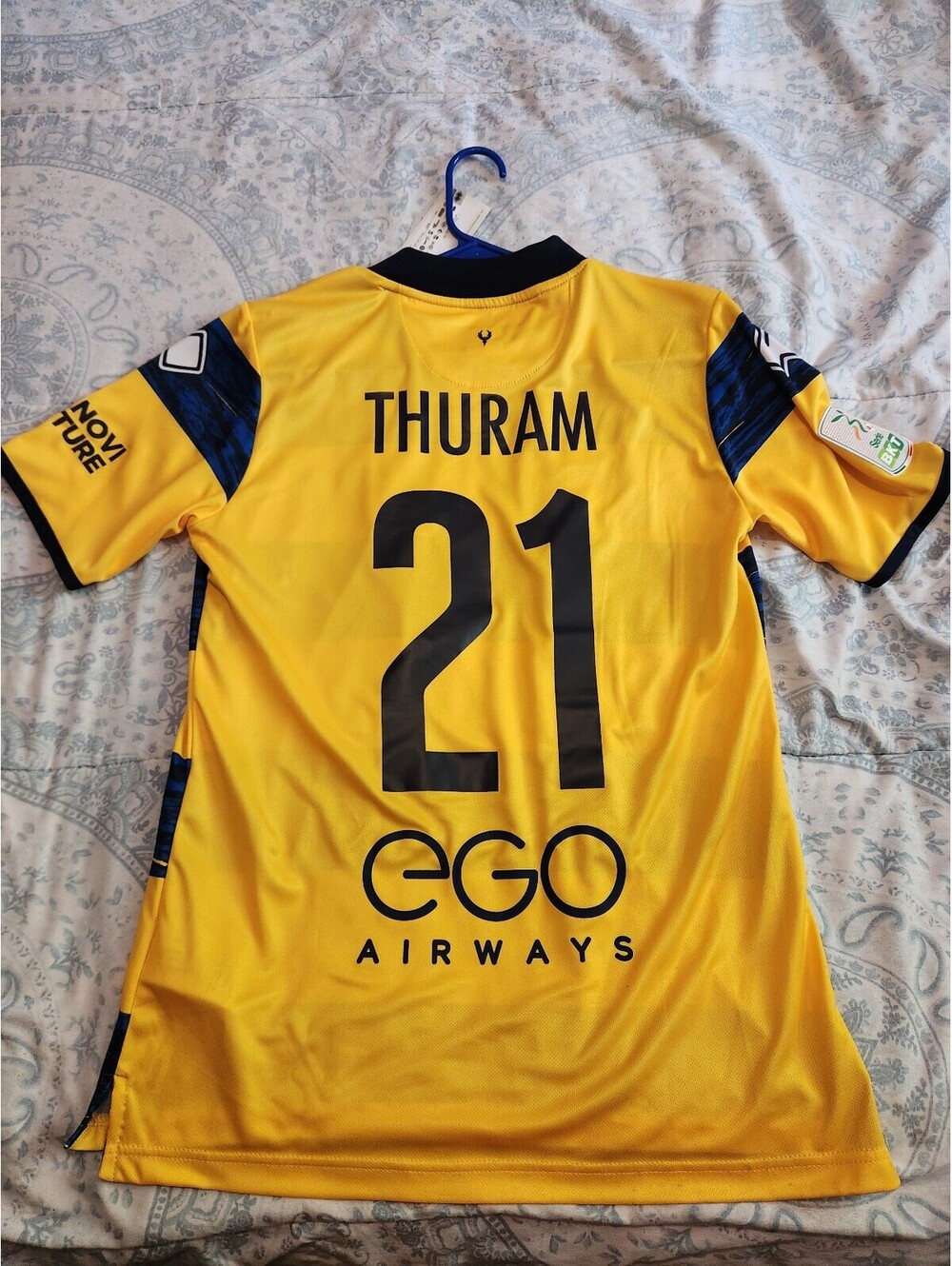 Rare BNWT Parma Calcio 2021/2022 Thuram Italy Away Soccer Jersey Size M